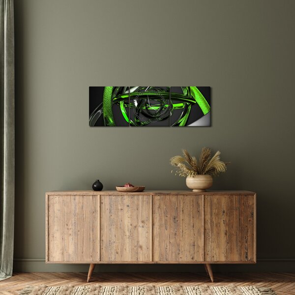 Az absztrakció képe (órával) (90x30 cm)
