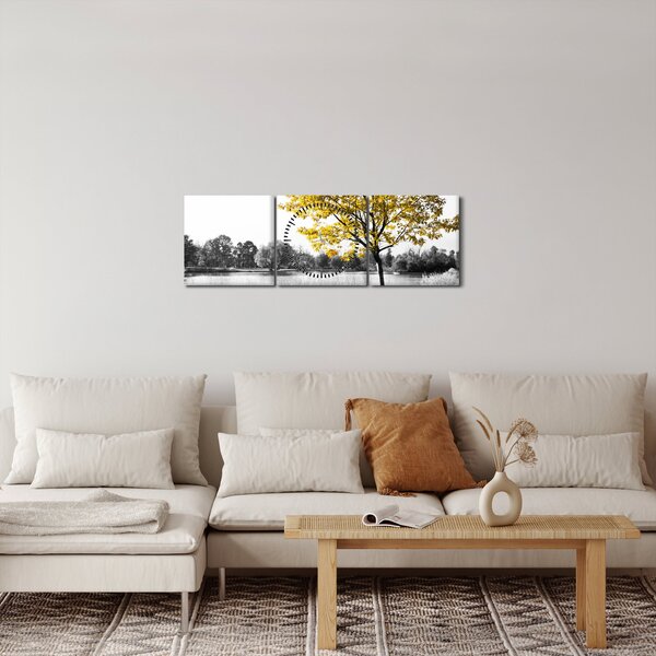 Kép - Pihenés a parkban (órával) (90x30 cm)