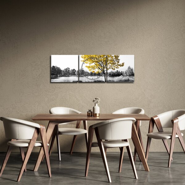 Kép - Pihenés a parkban (órával) (90x30 cm)