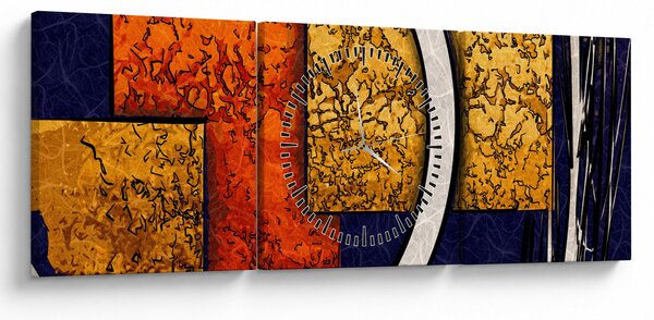 Az absztrakció képe (órával) (90x30 cm)