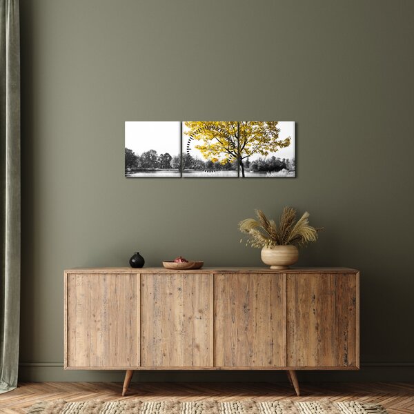 Kép - Pihenés a parkban (órával) (90x30 cm)