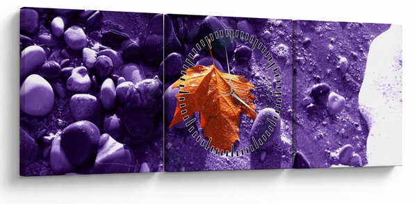 Kép - Tengerpart (órával) (90x30 cm)