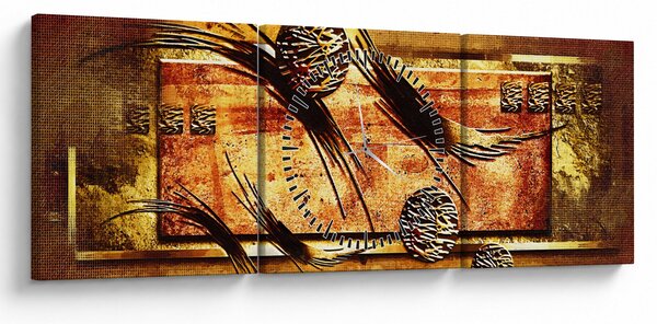 Az absztrakció képe (órával) (90x30 cm)