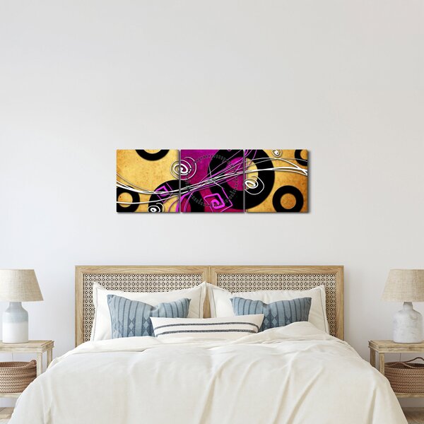 Az absztrakció képe (órával) (90x30 cm)
