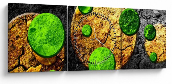 Az absztrakció képe - Gömb (órával) (90x30 cm)