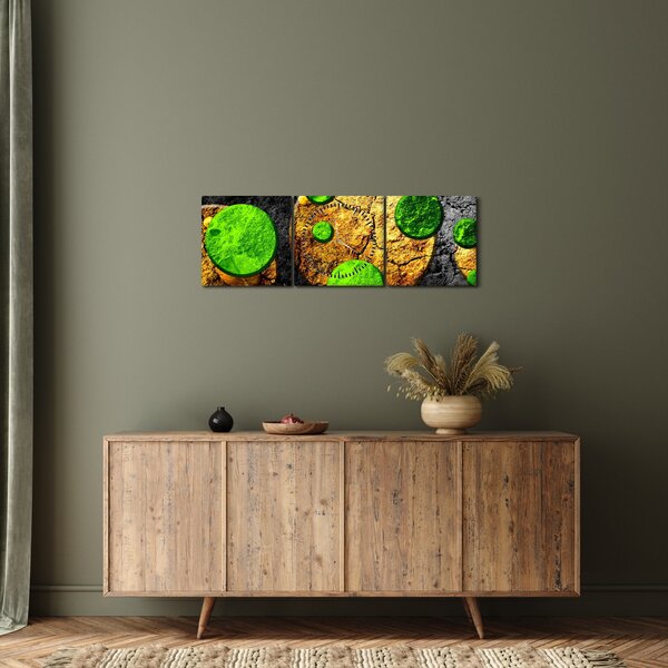 Az absztrakció képe - Gömb (órával) (90x30 cm)