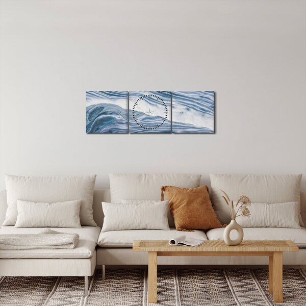 Az absztrakció képe (órával) (90x30 cm)