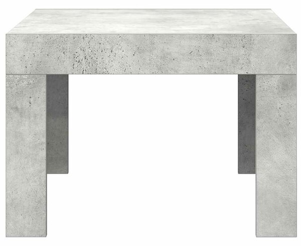 Betonszürke szerelt fa dohányzóasztal 50 x 50 x 35 cm