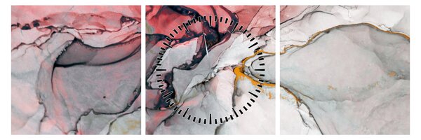 Az absztrakció képe (órával) (90x30 cm)