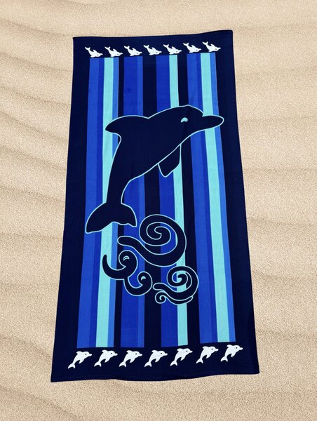 Strandtörülköző Kék tánc 90x180cm