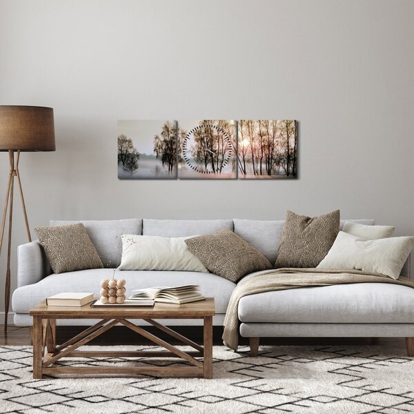 Kép - reggeli szárazság (órával) (90x30 cm)