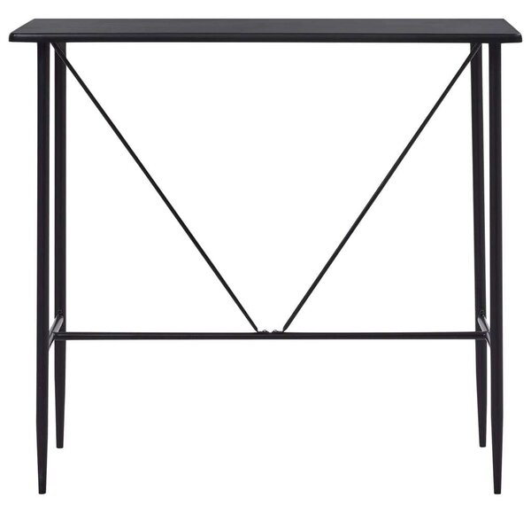 Modern Bárpult Asztal - Fekete - 120x60x110 cm