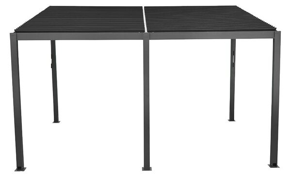 Félnyeregtetős bioklimatikus pergola lamelákkal 3 x 4 M