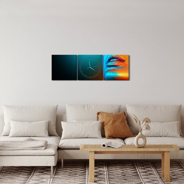 Kép - Csillogó arc (órával) (90x30 cm)