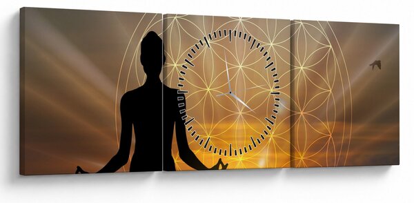 A meditáció képe (órával) (90x30 cm)