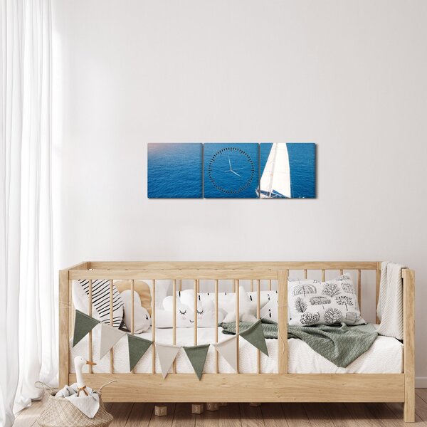 Kép - Hajókirándulás (órával) (90x30 cm)