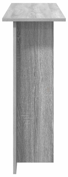 Konzolasztal Szürke Sonoma 100 x 30 x 75 cm Szerelt Fa