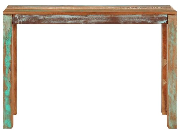Tömör újrahasznosított fa tálalóasztal 110 x 35 x 76 cm