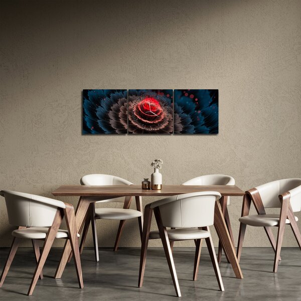 Az absztrakció képe (órával) (90x30 cm)