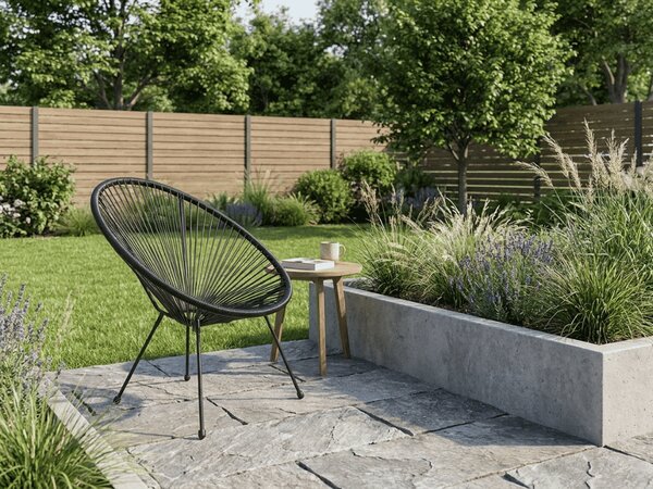 Kerti szék BRASIL, fekete