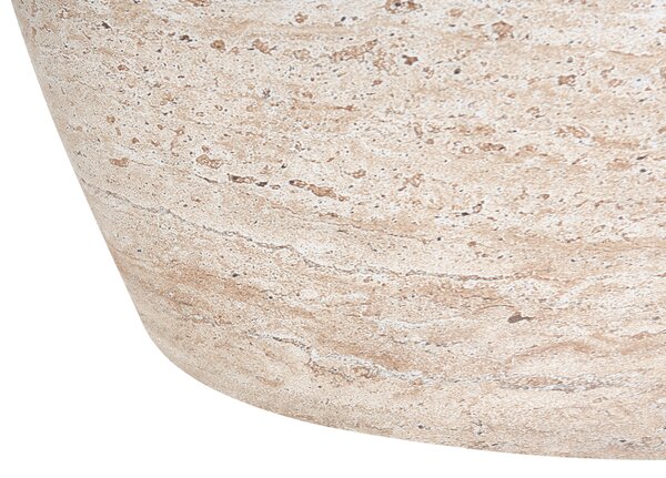 Kisasztal RICADI 40 cm 58 cm Travertin hatású