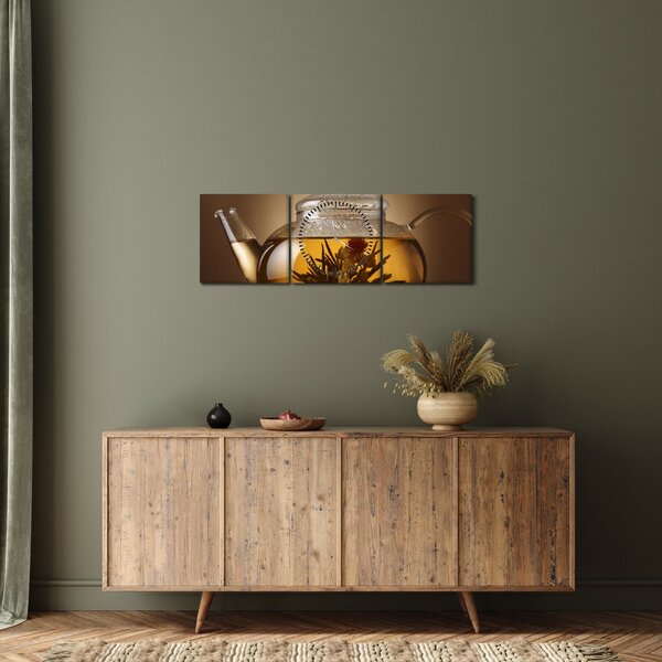 Kép - Tea ötkor (órával) (90x30 cm)
