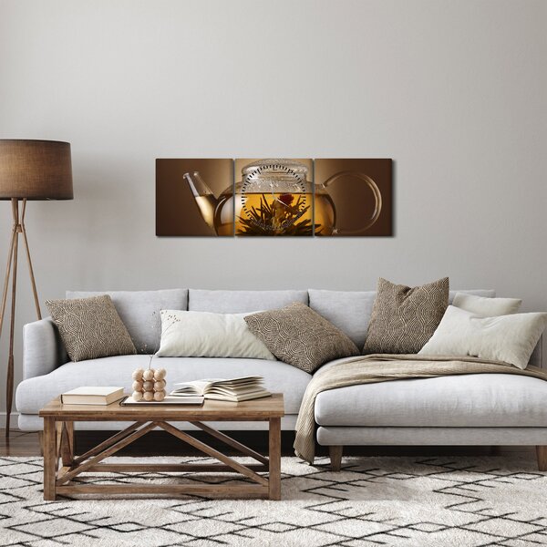 Kép - Tea ötkor (órával) (90x30 cm)