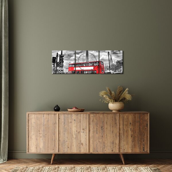 Kép - Trafalgar tér (órával) (90x30 cm)