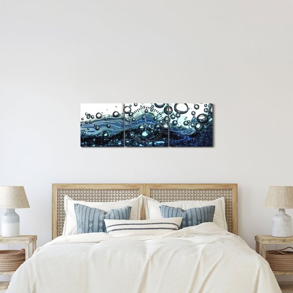 A buborékok képe (órával) (90x30 cm)
