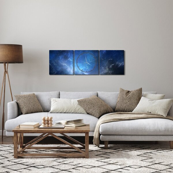Az ég képe (órával) (90x30 cm)