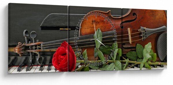 Kép - A zenész emléke (órával) (90x30 cm)