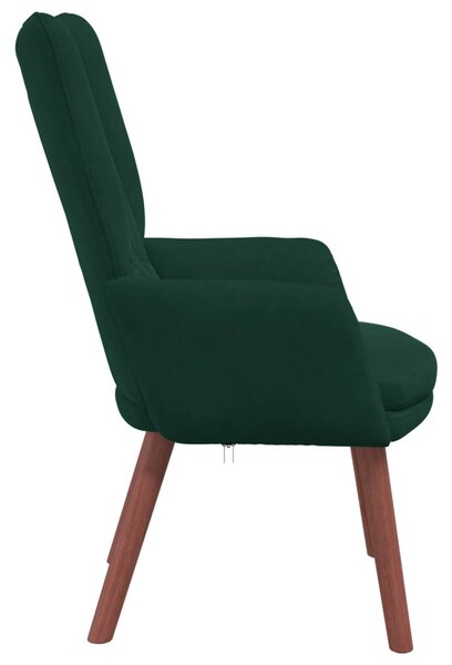 Karosszék Sötétzöld 63 x 67 x 94 cm Bársony