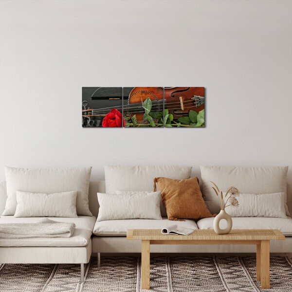 Kép - A zenész emléke (órával) (90x30 cm)
