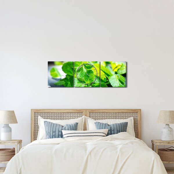 A menta képe (órával) (90x30 cm)