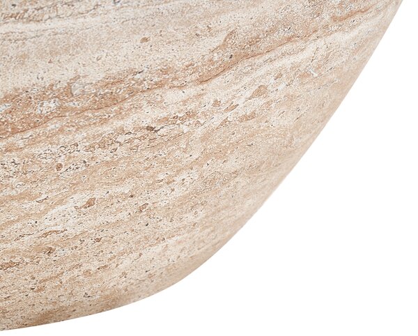 Dohányzóasztal VICARELLO 68 cm 68 cm Travertin hatású