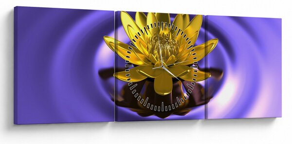Kép - Tavirózsa (órával) (90x30 cm)