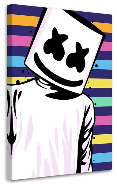 Gario Vászonkép Marshmello - Nikita Abakumov Méret: 40 x 60 cm