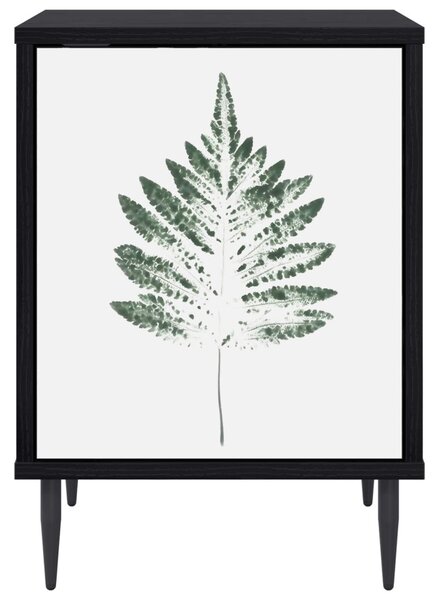 Éjjeliszekrény HANAU Fekete Tölgy 36 x 33 x 51 cm Szerelt Fa