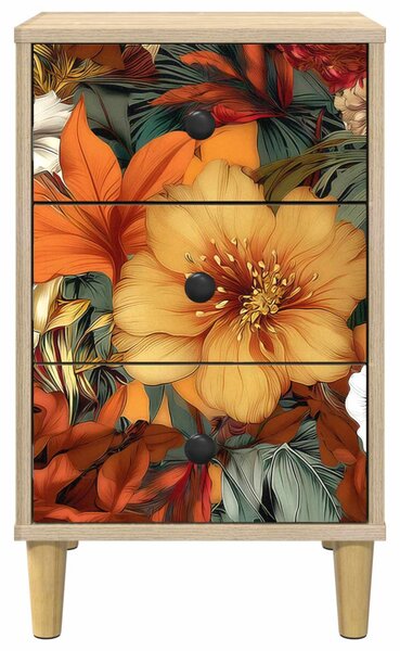 Éjjeliszekrény GENNEP 2 db Sonoma Tölgy 36 x 33 x 60 cm