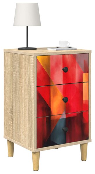 Éjjeliszekrény HEESCH 2 db Sonoma Tölgy 36 x 33 x 60 cm