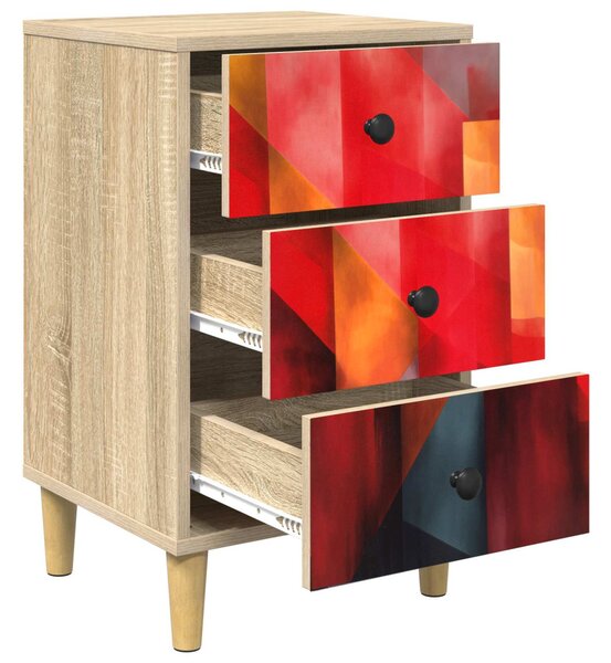 Éjjeliszekrény HEESCH 2 db Sonoma Tölgy 36 x 33 x 60 cm