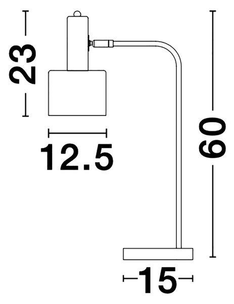 Paz funkcionális asztali lámpa