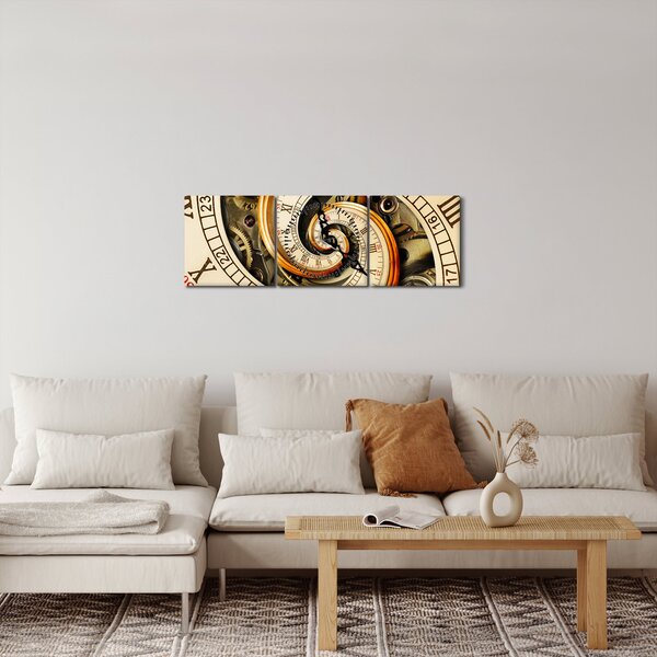 Egy óra képe (órával) (90x30 cm)