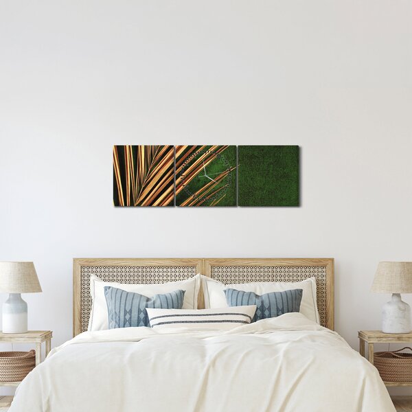 Kép levéllel (órával) (90x30 cm)