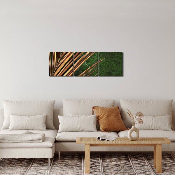 Kép levéllel (órával) (90x30 cm)