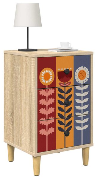 Éjjeliszekrény ESSEN 2 db Sonoma Tölgy 36 x 33 x 60 cm