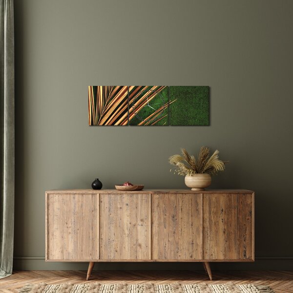 Kép levéllel (órával) (90x30 cm)