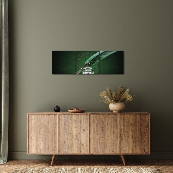 A toll képe (órával) (90x30 cm)