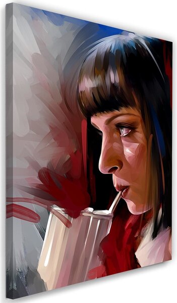 Gario Vászonkép Pulp Fiction, Uma Thurman - Dmitry Belov Méret: 40 x 60 cm