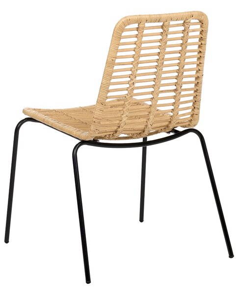 Étkezőszék kétdarabos szettben TAOS Rattan Természetes